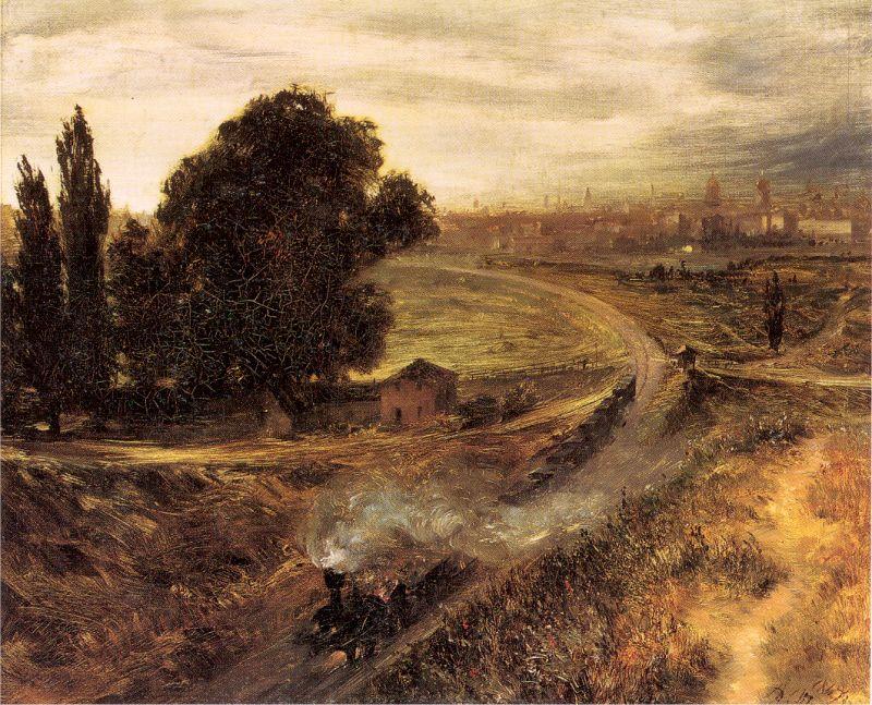 The Berlin-Potsdam Railway, Adolph von Menzel